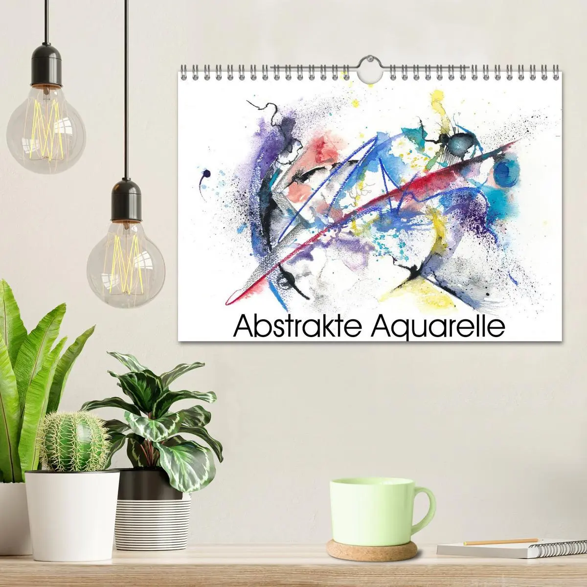 Bild: 9783516073133 | Abstrakte Aquarelle (Wandkalender 2026 DIN A4 quer), CALVENDO...