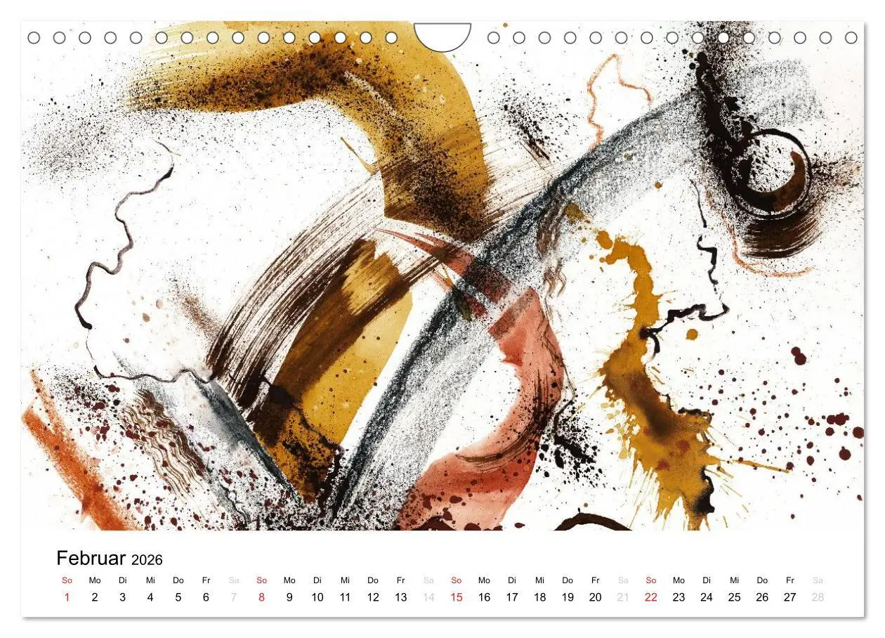 Bild: 9783516073133 | Abstrakte Aquarelle (Wandkalender 2026 DIN A4 quer), CALVENDO...