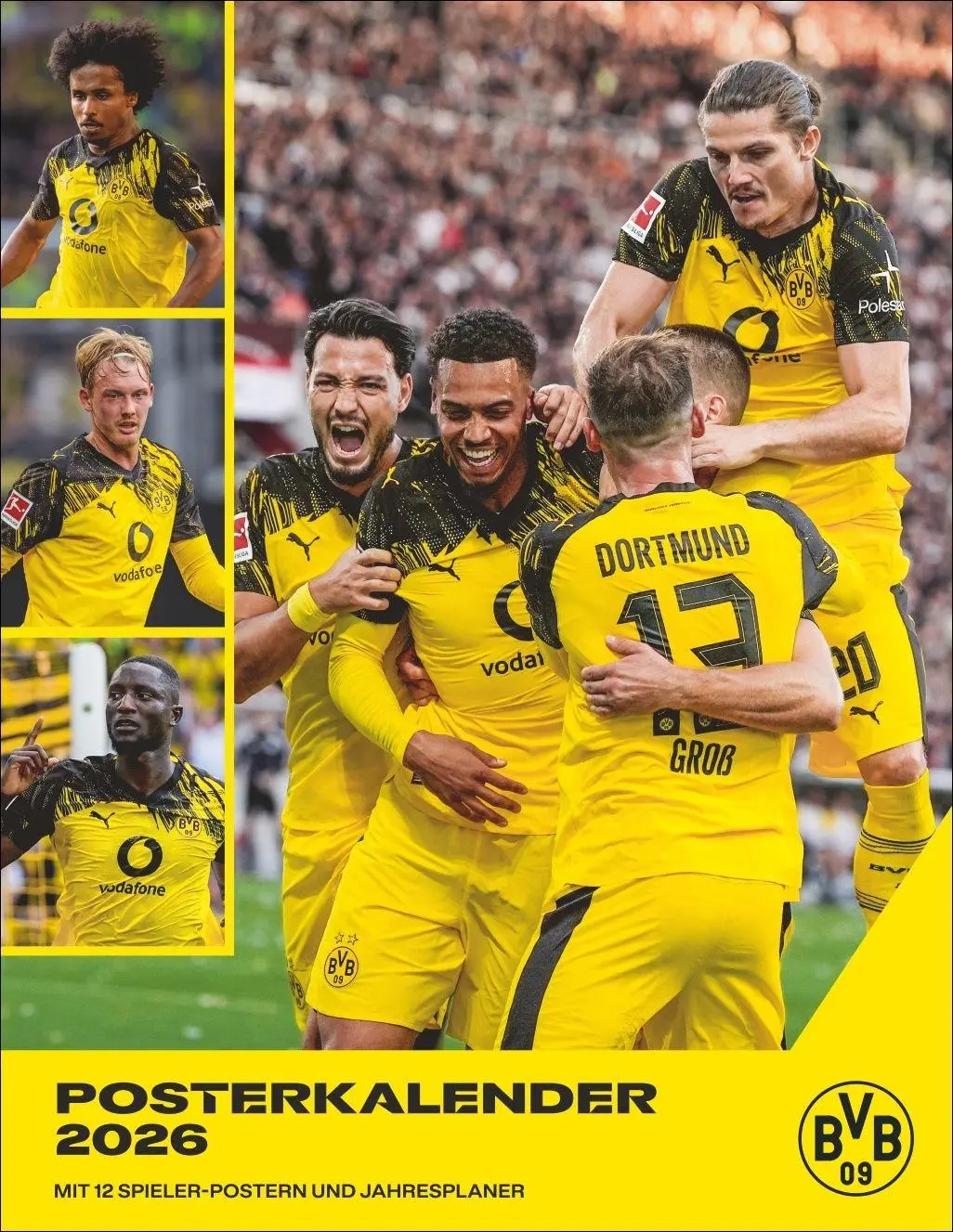 Cover: 9783756413133 | BVB Posterkalender 2026 | Heye | Kalender | Bundesliga Kalender Heye