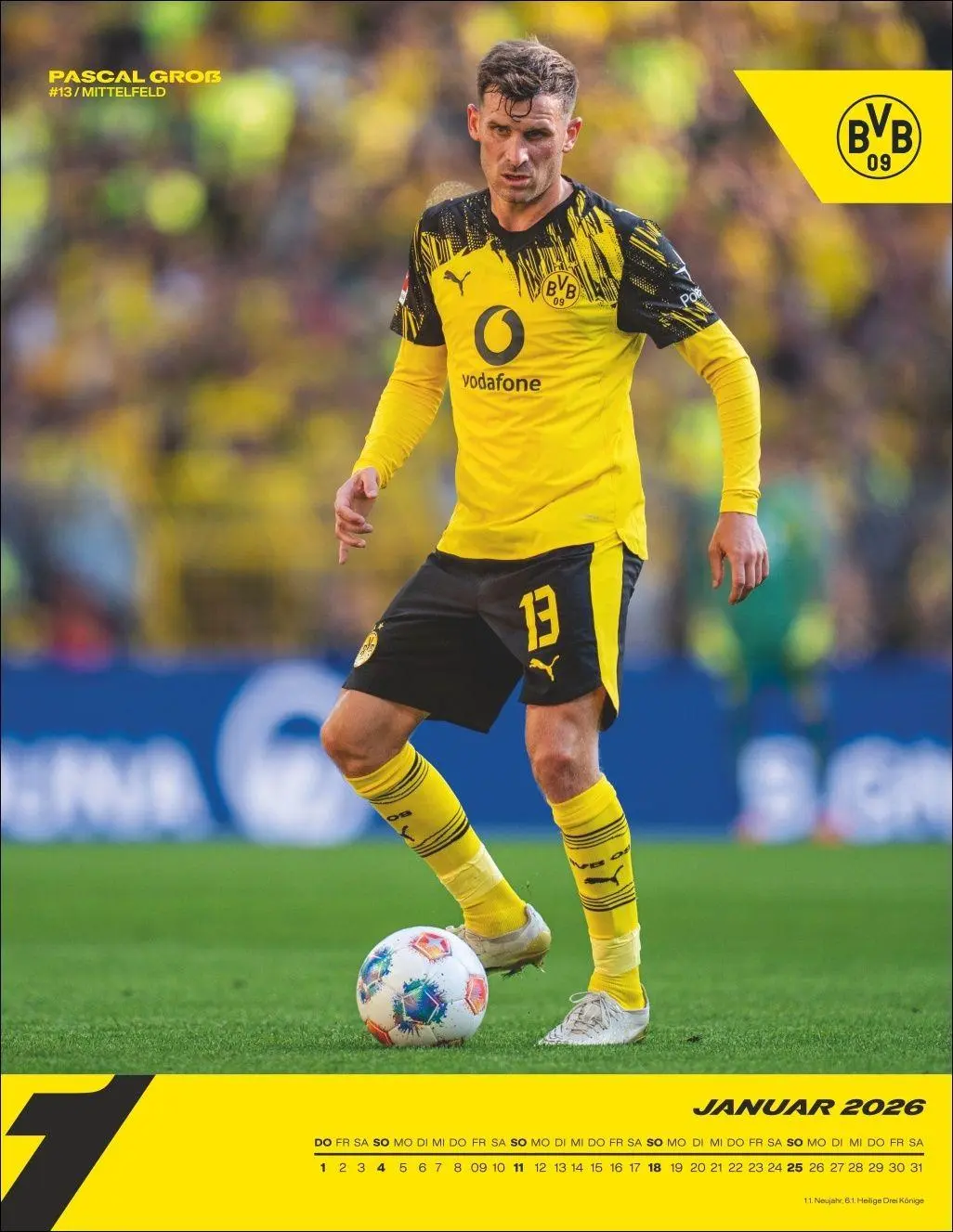 Bild: 9783756413133 | BVB Posterkalender 2026 | Heye | Kalender | Bundesliga Kalender Heye