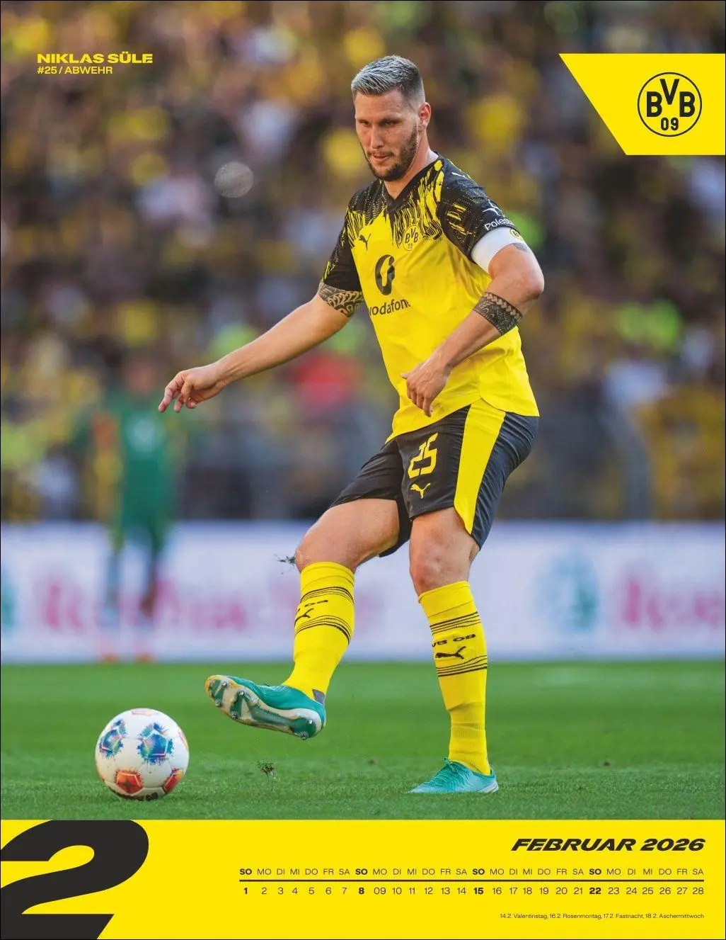 Bild: 9783756413133 | BVB Posterkalender 2026 | Heye | Kalender | Bundesliga Kalender Heye