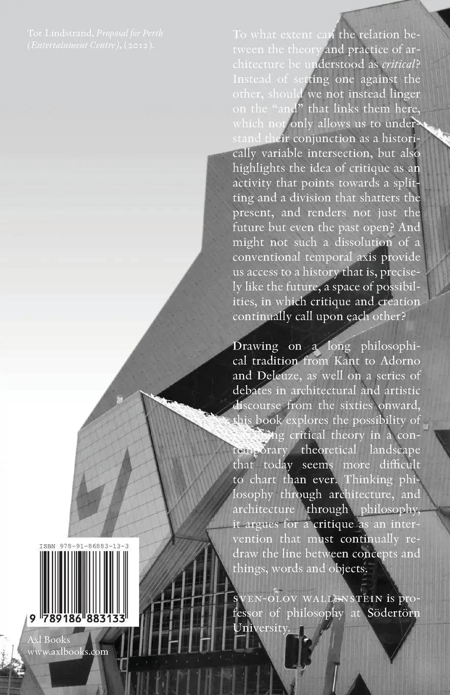 Rückseite: 9789186883133 | Architecture, Critique, Ideology | Writings on Architecture and Theory