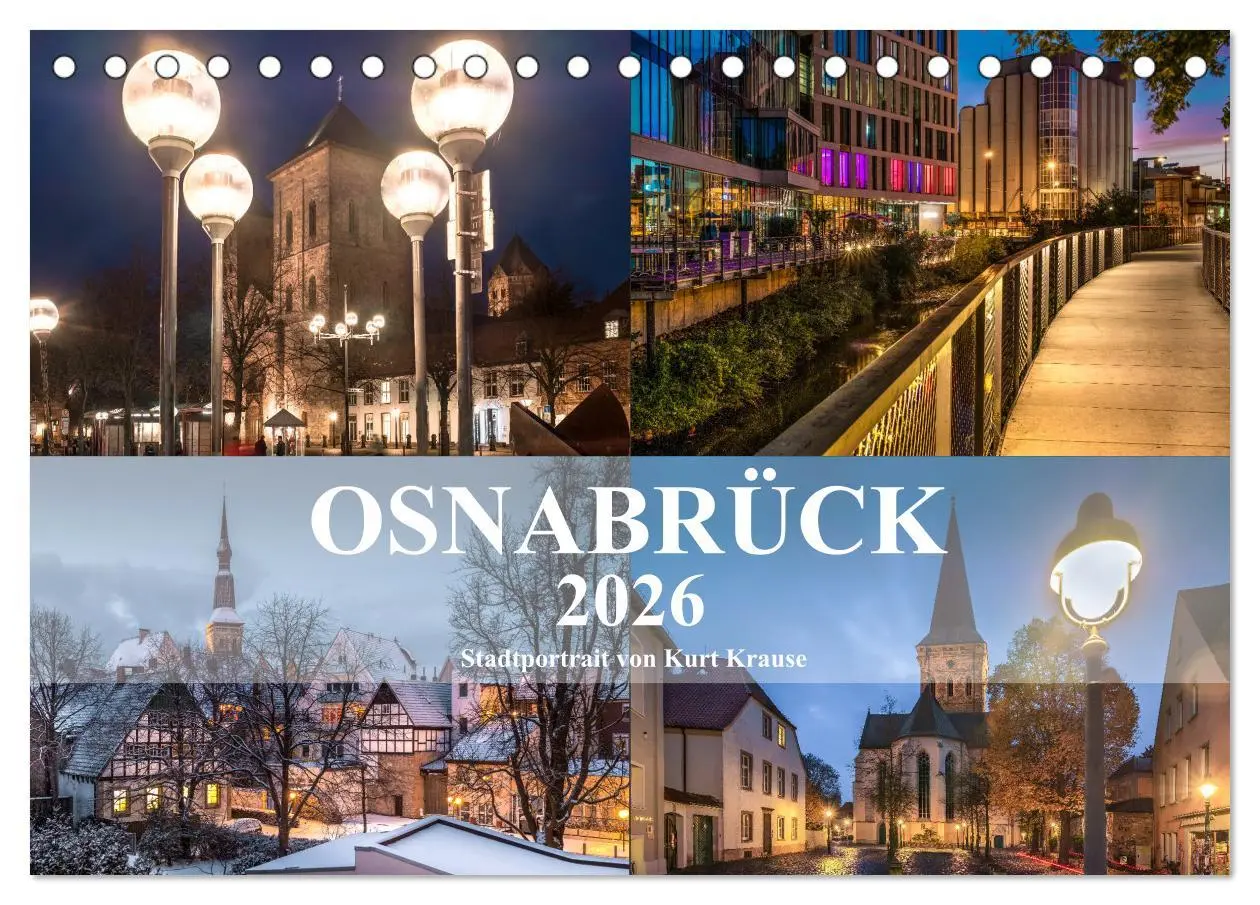 Cover: 9783457803233 | Stadtportrait Osnabrück (Tischkalender 2026 DIN A5 quer), CALVENDO...
