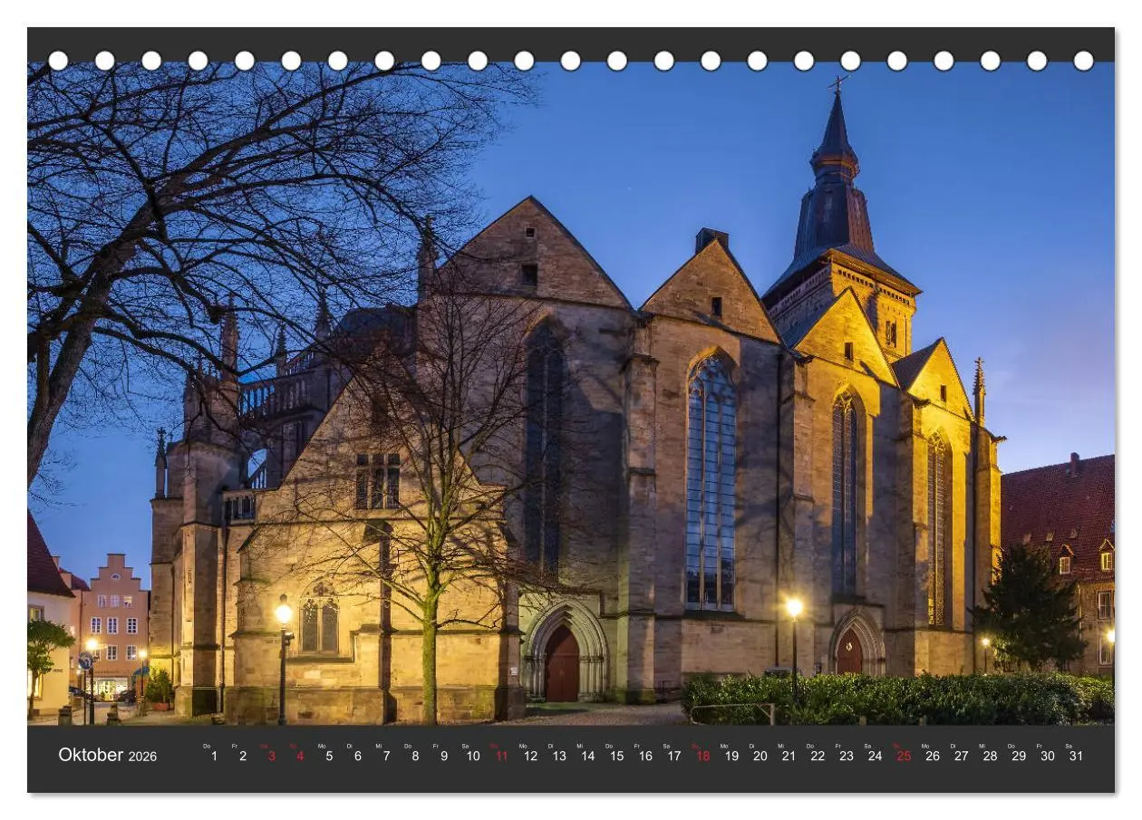 Bild: 9783457803233 | Stadtportrait Osnabrück (Tischkalender 2026 DIN A5 quer), CALVENDO...