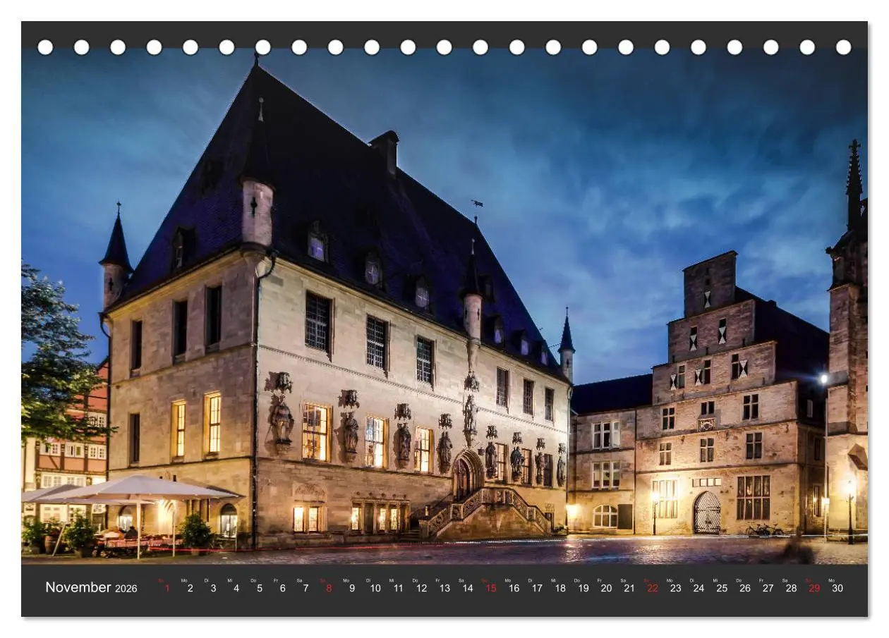 Bild: 9783457803233 | Stadtportrait Osnabrück (Tischkalender 2026 DIN A5 quer), CALVENDO...
