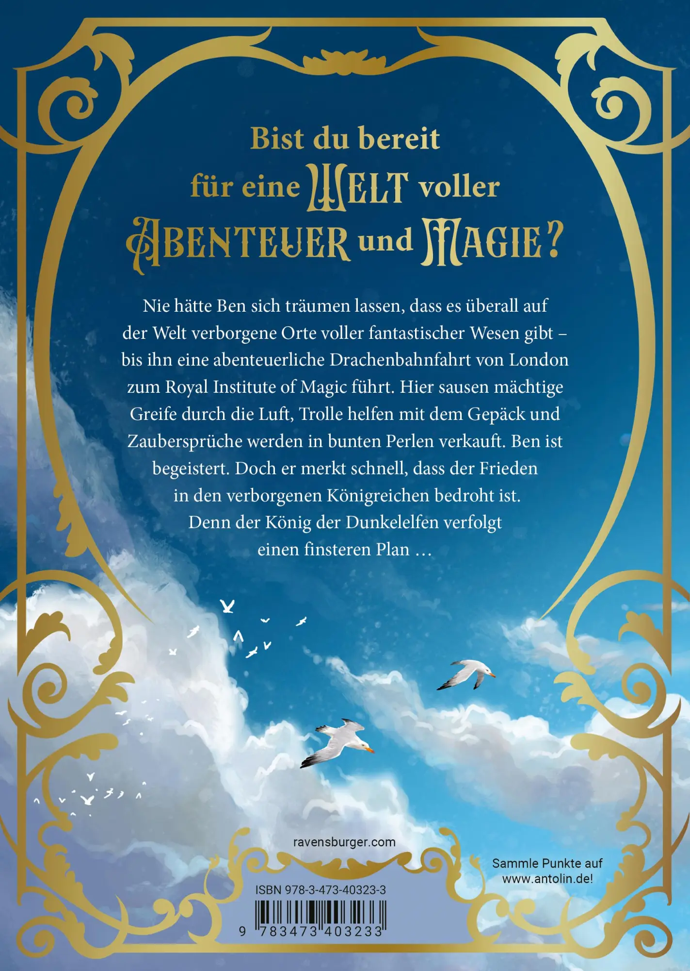 Rückseite: 9783473403233 | Royal Institute of Magic, Band 1 - Die Hüter der verborgenen...