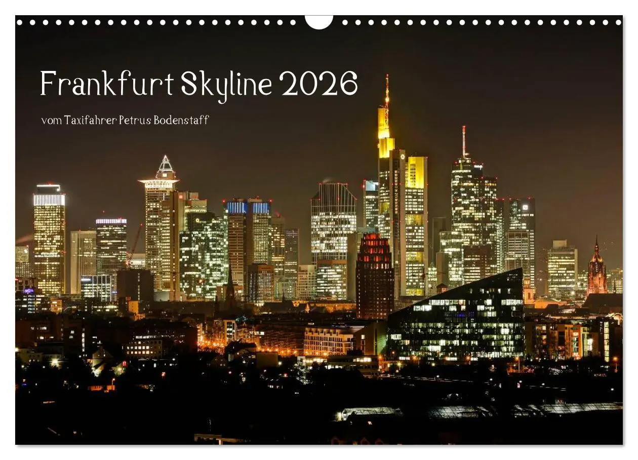 Cover: 9783516063233 | Frankfurt Skyline von Petrus Bodenstaff (Wandkalender 2026 DIN A3...