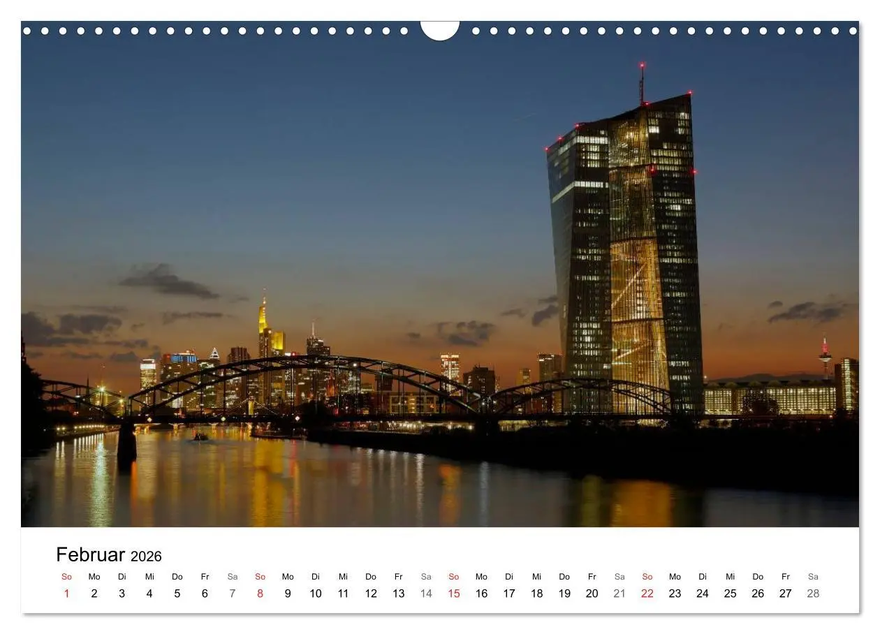 Bild: 9783516063233 | Frankfurt Skyline von Petrus Bodenstaff (Wandkalender 2026 DIN A3...