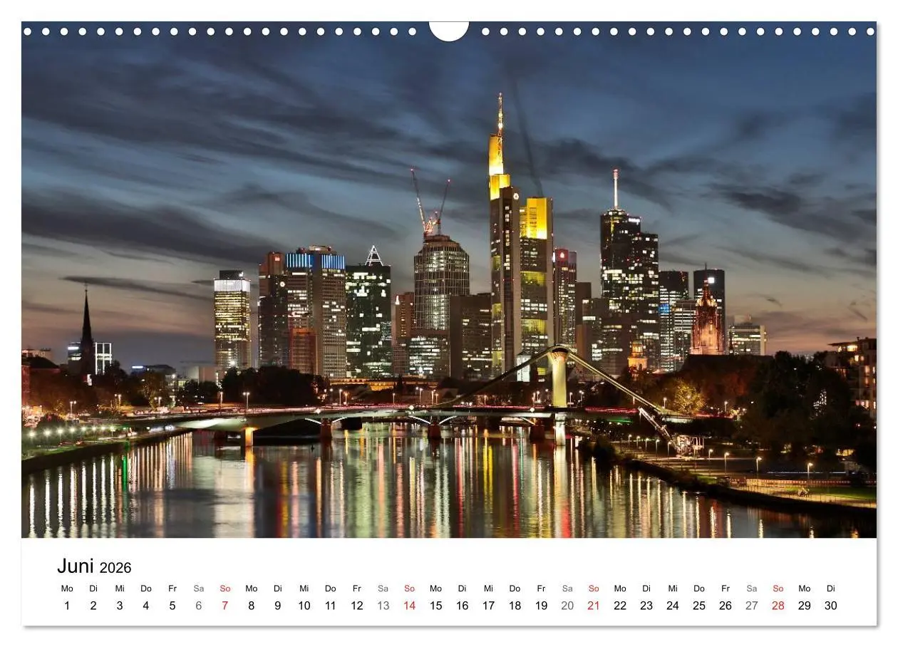 Bild: 9783516063233 | Frankfurt Skyline von Petrus Bodenstaff (Wandkalender 2026 DIN A3...