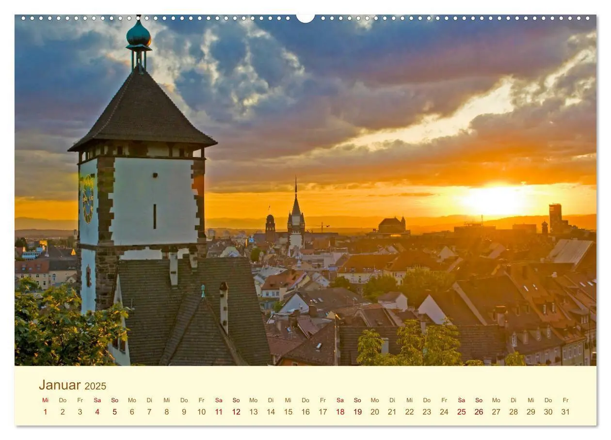 Bild: 9783435183333 | Freiburg Perle im Breisgau (hochwertiger Premium Wandkalender 2025...