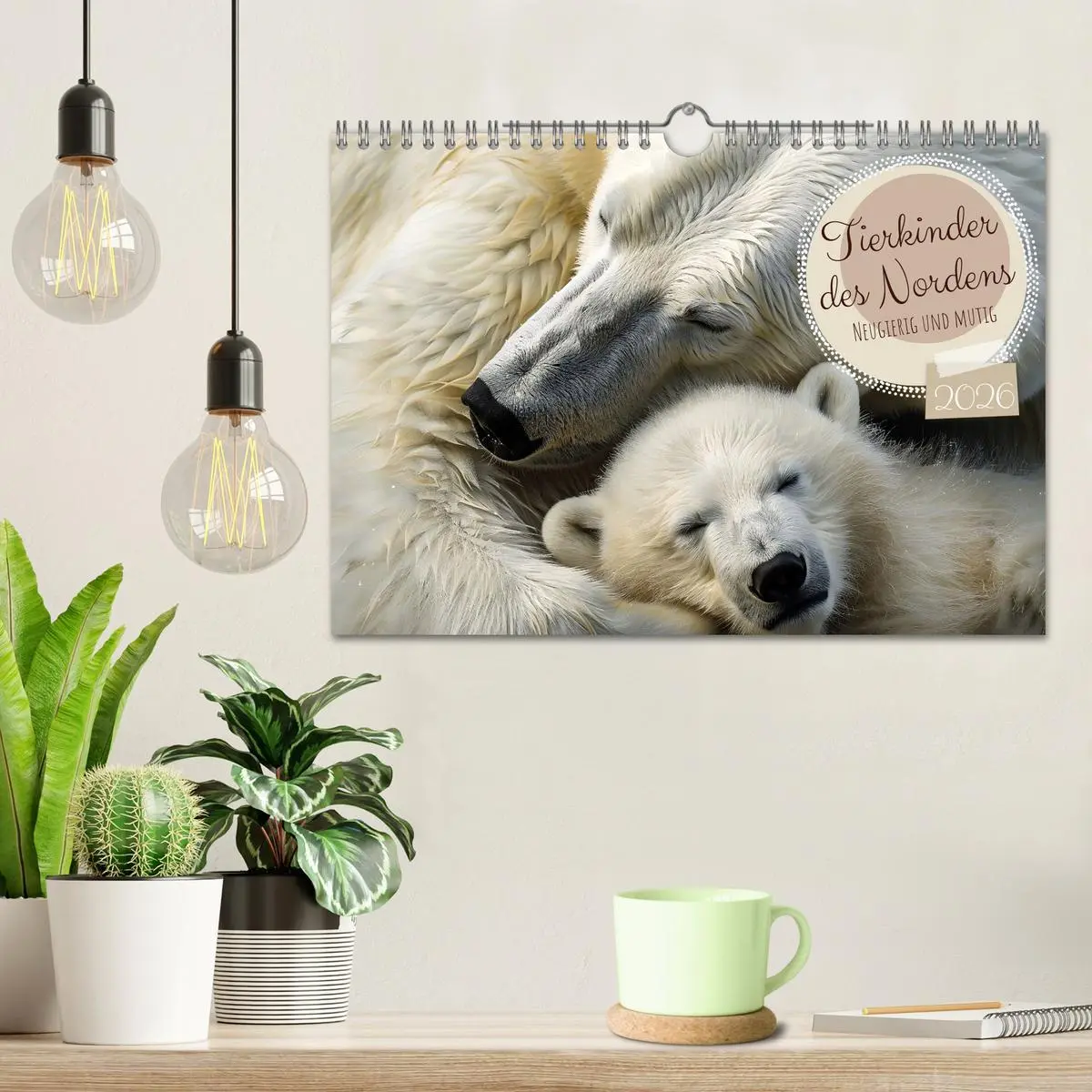 Bild: 9783457343333 | Tierkinder des Nordens (Wandkalender 2026 DIN A4 quer), CALVENDO...