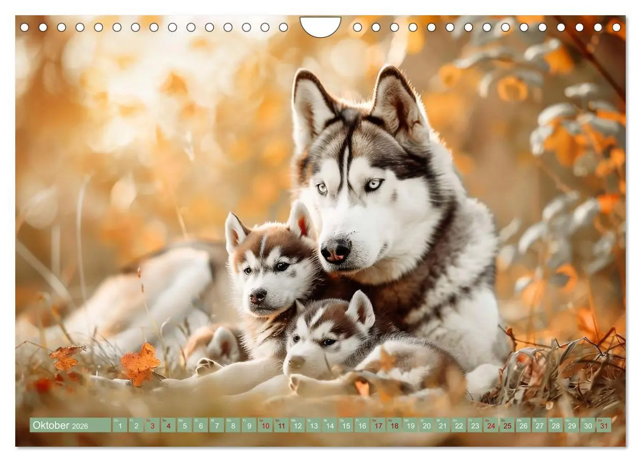 Bild: 9783457343333 | Tierkinder des Nordens (Wandkalender 2026 DIN A4 quer), CALVENDO...