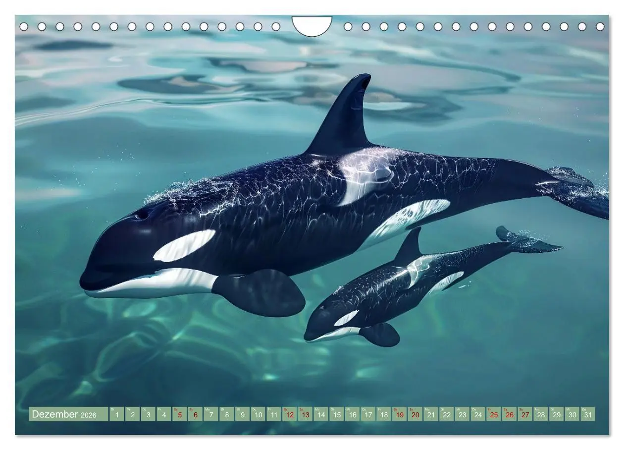 Bild: 9783457343333 | Tierkinder des Nordens (Wandkalender 2026 DIN A4 quer), CALVENDO...