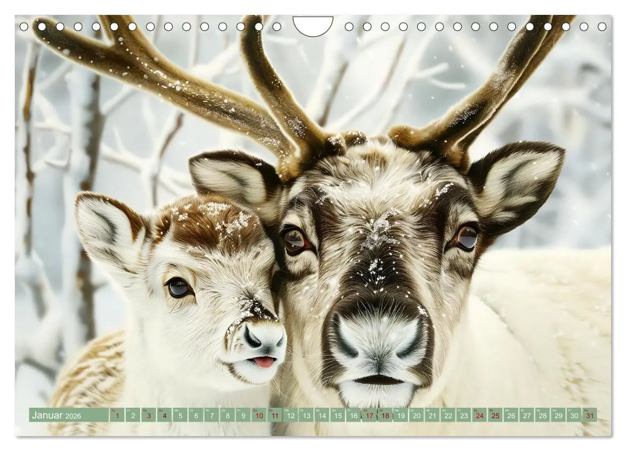 Bild: 9783457343333 | Tierkinder des Nordens (Wandkalender 2026 DIN A4 quer), CALVENDO...