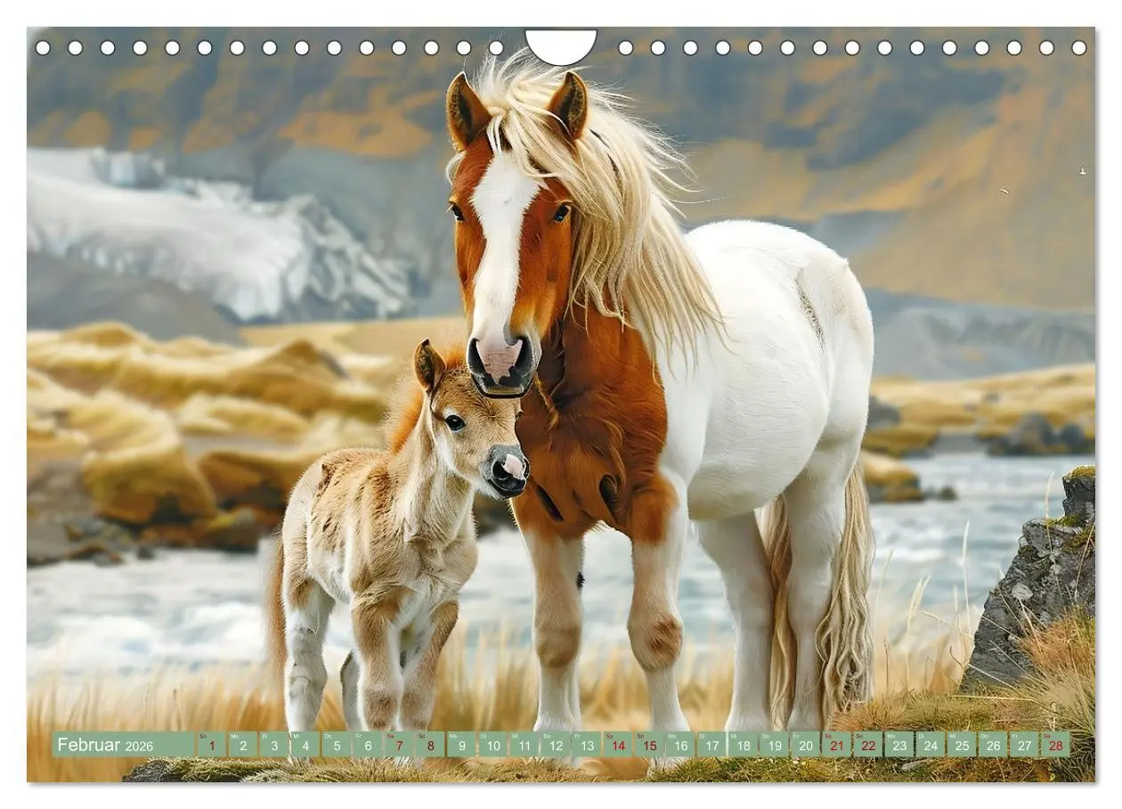 Bild: 9783457343333 | Tierkinder des Nordens (Wandkalender 2026 DIN A4 quer), CALVENDO...