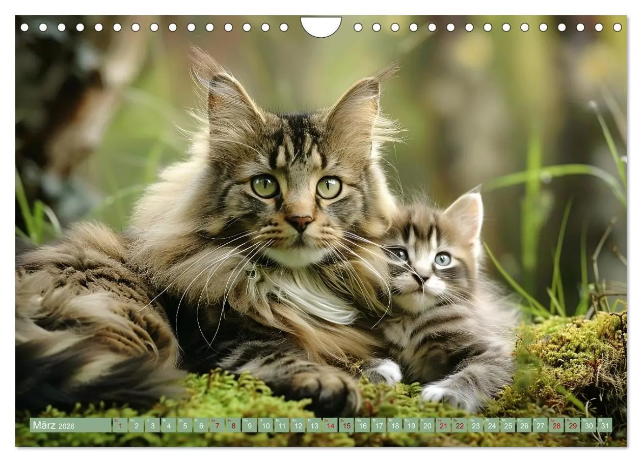 Bild: 9783457343333 | Tierkinder des Nordens (Wandkalender 2026 DIN A4 quer), CALVENDO...