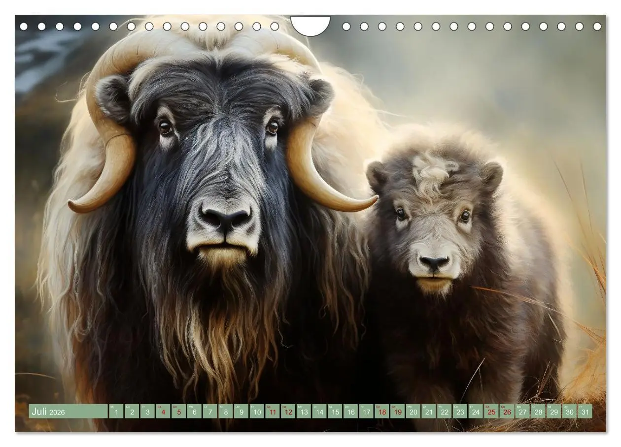 Bild: 9783457343333 | Tierkinder des Nordens (Wandkalender 2026 DIN A4 quer), CALVENDO...
