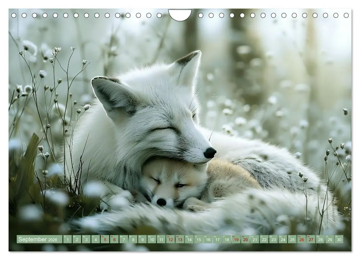 Bild: 9783457343333 | Tierkinder des Nordens (Wandkalender 2026 DIN A4 quer), CALVENDO...