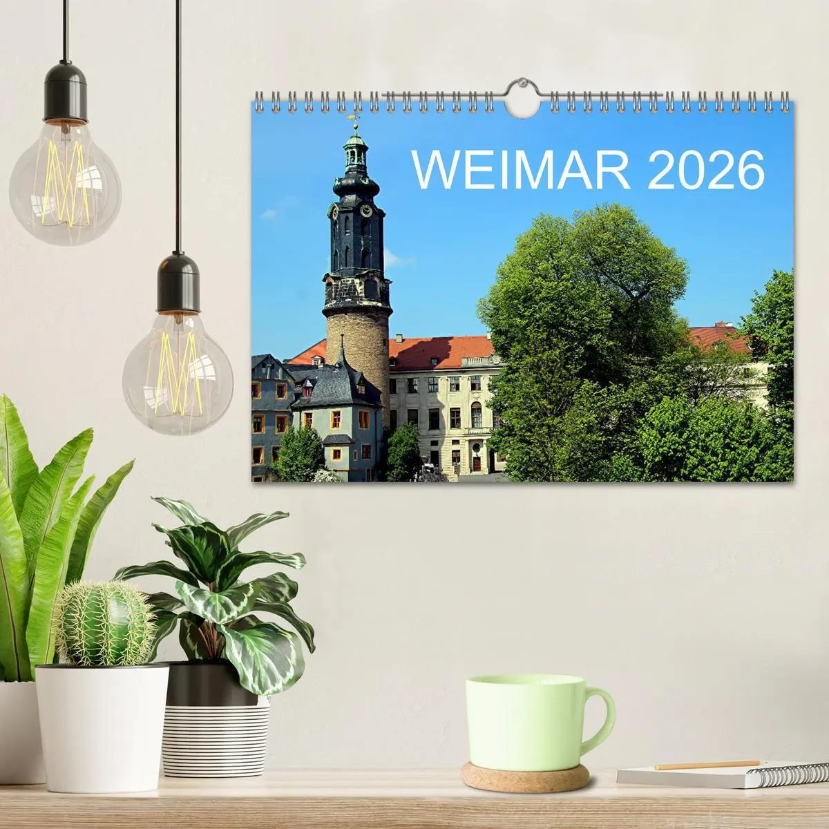 Bild: 9783516123333 | Weimar 2026 (Wandkalender 2026 DIN A4 quer), CALVENDO Monatskalender