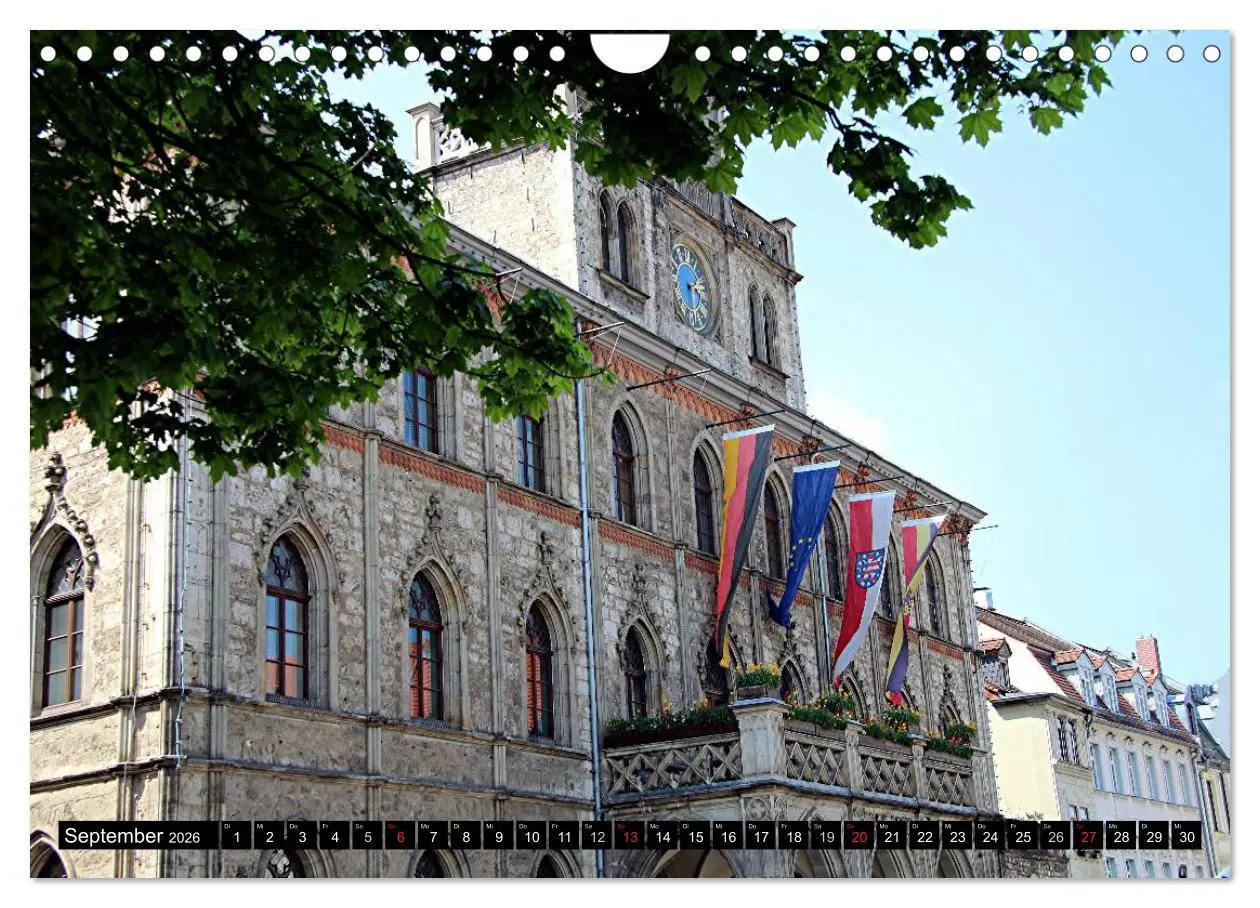 Bild: 9783516123333 | Weimar 2026 (Wandkalender 2026 DIN A4 quer), CALVENDO Monatskalender