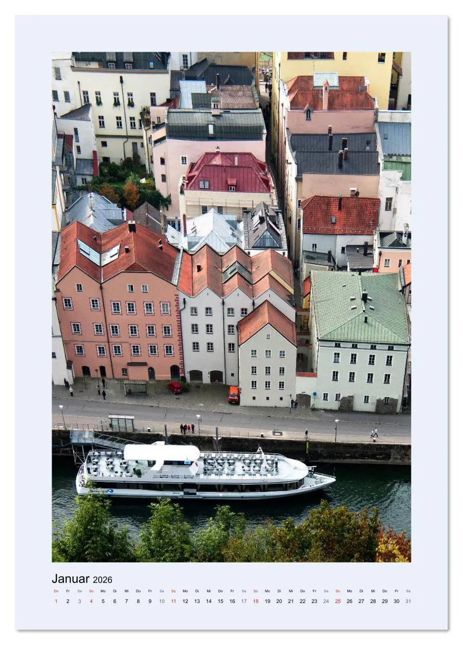 Bild: 9783516433333 | Die Donau von Passau zum Delta (Tischkalender 2026 DIN A5 hoch),...