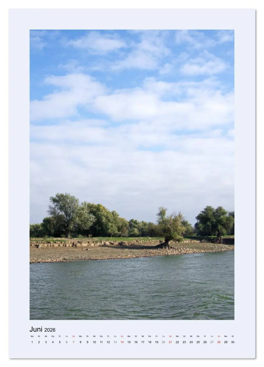 Bild: 9783516433333 | Die Donau von Passau zum Delta (Tischkalender 2026 DIN A5 hoch),...