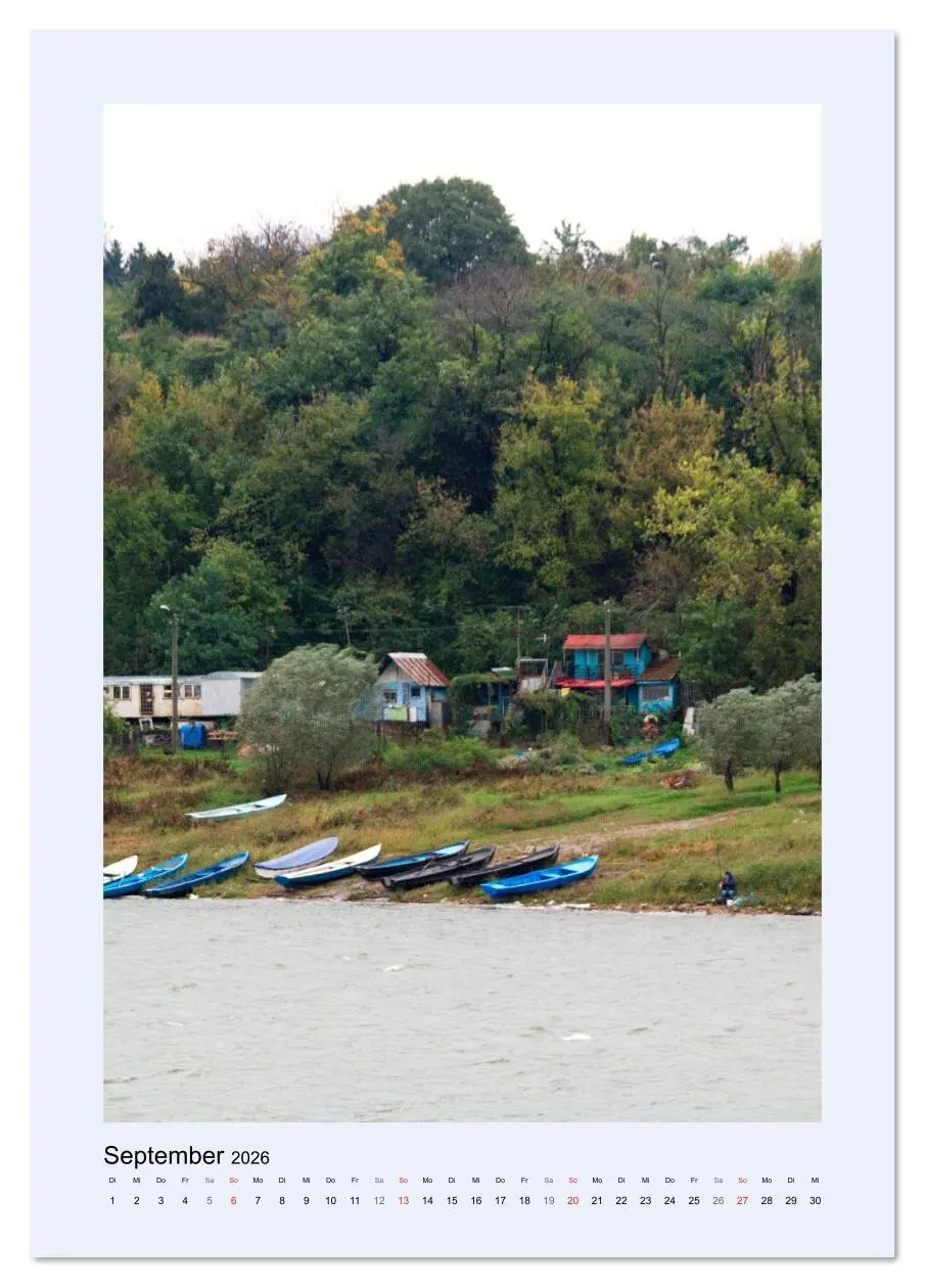 Bild: 9783516433333 | Die Donau von Passau zum Delta (Tischkalender 2026 DIN A5 hoch),...