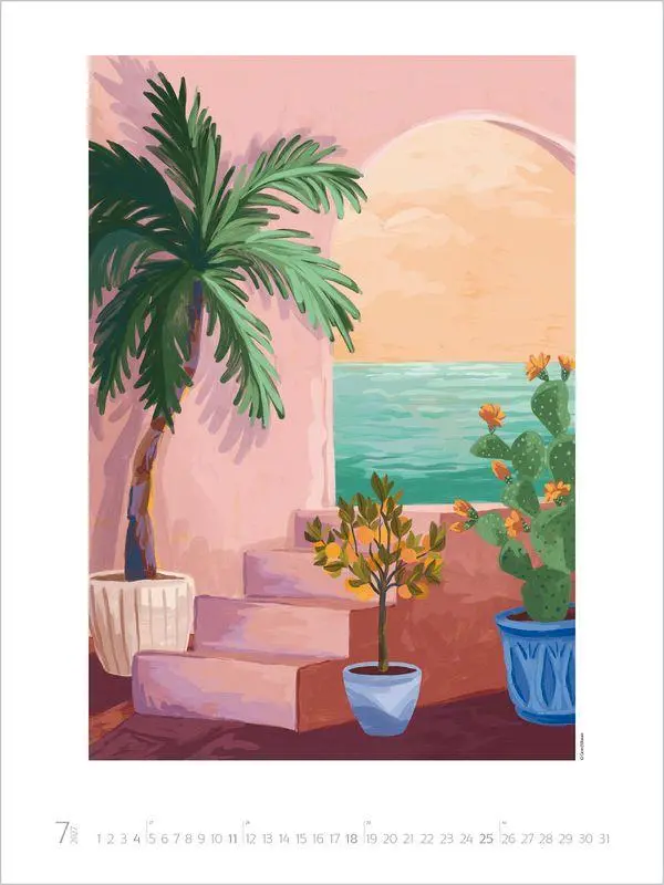 Bild: 9783819303333 | Paradise 2027 | Verlag Korsch | Kalender | 14 S. | Deutsch | 2027