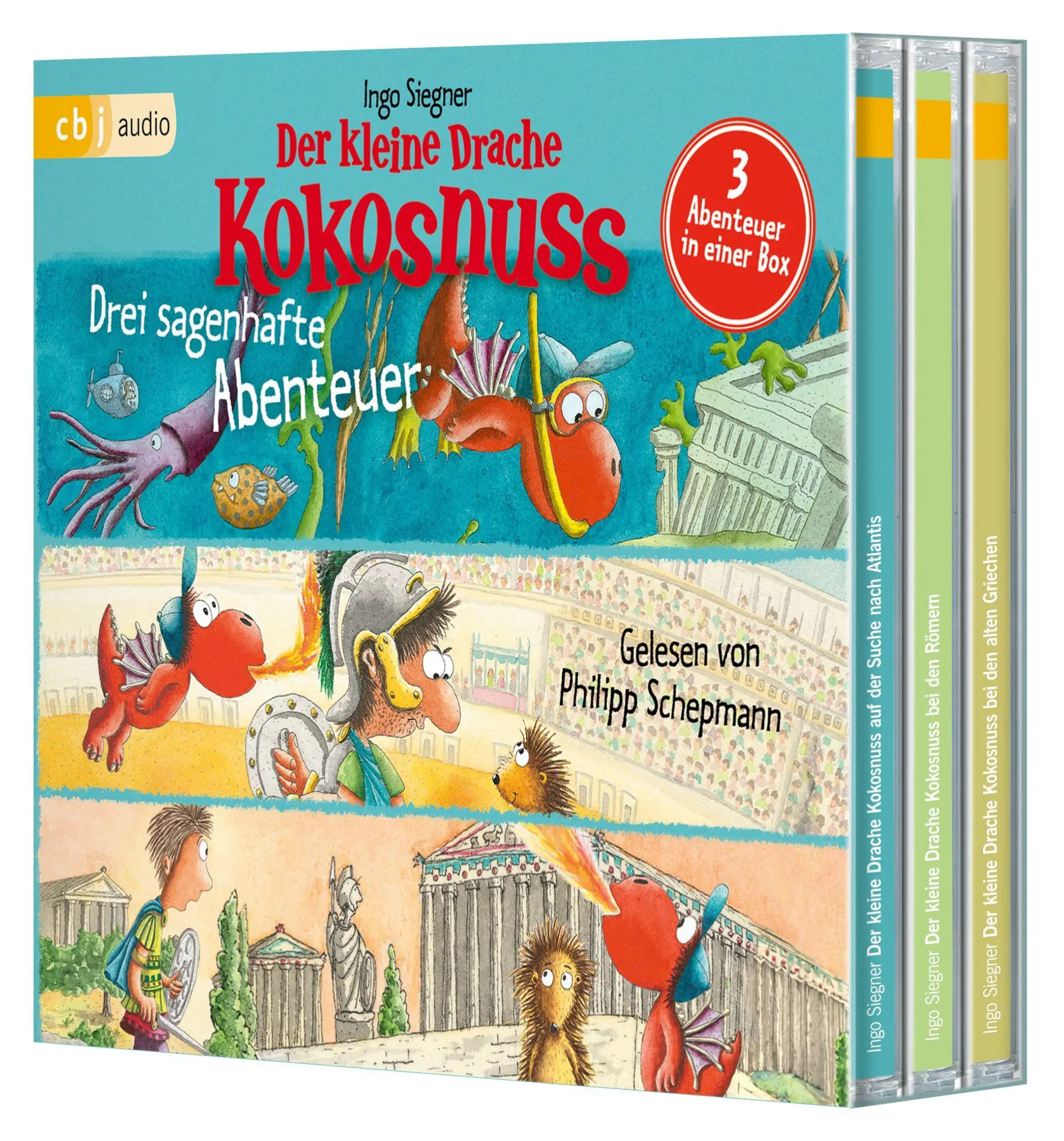 Cover: 9783759903433 | Der kleine Drache Kokosnuss - Drei sagenhafte Abenteuer | Ingo Siegner