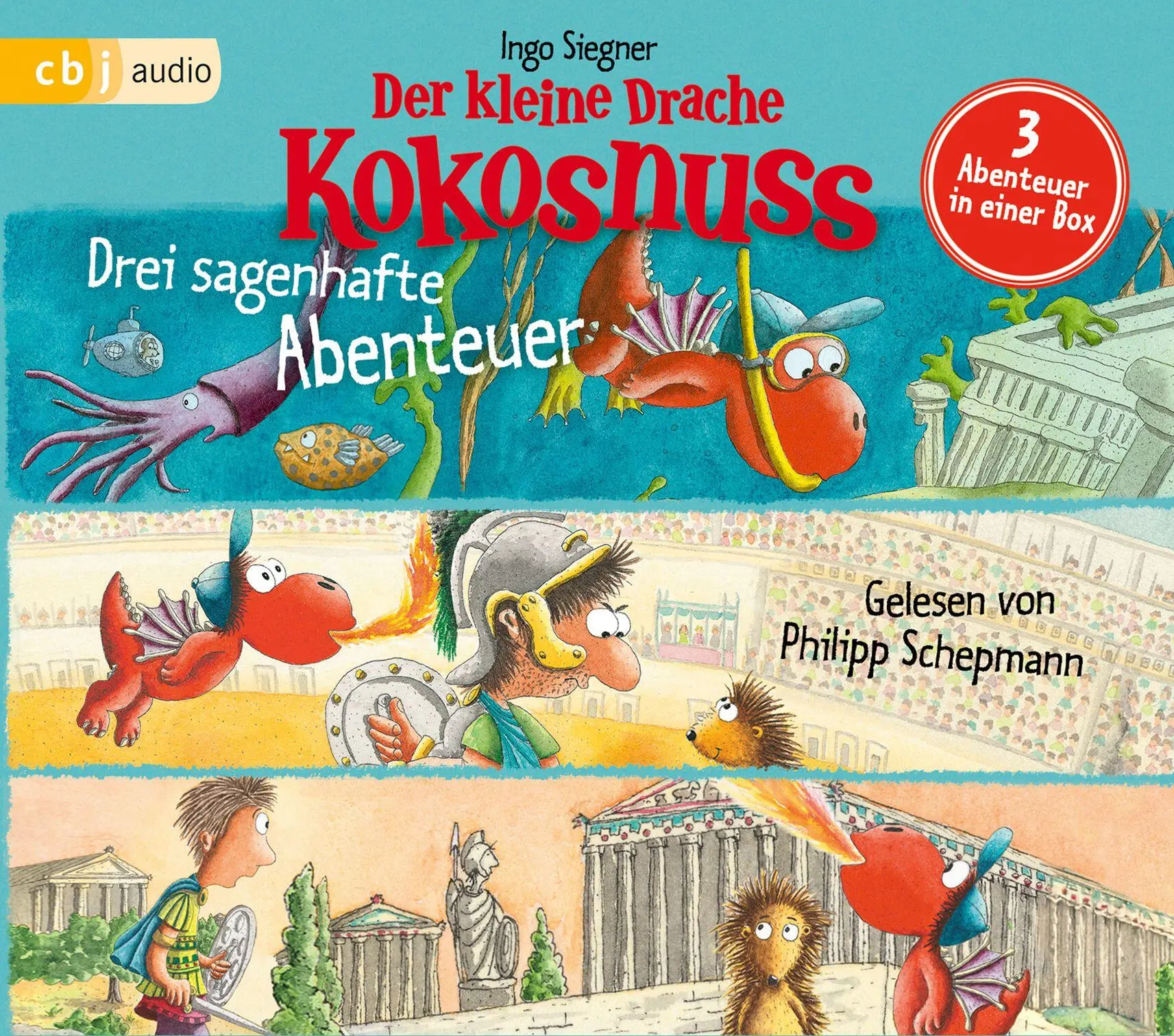 Bild: 9783759903433 | Der kleine Drache Kokosnuss - Drei sagenhafte Abenteuer | Ingo Siegner