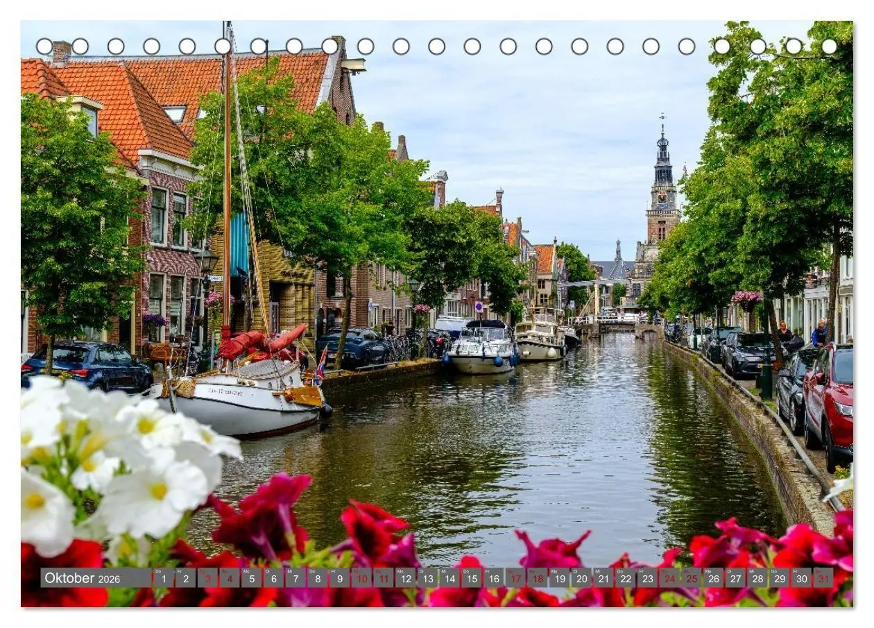 Bild: 9783516653533 | Ein Blick auf Alkmaar (Tischkalender 2026 DIN A5 quer), CALVENDO...