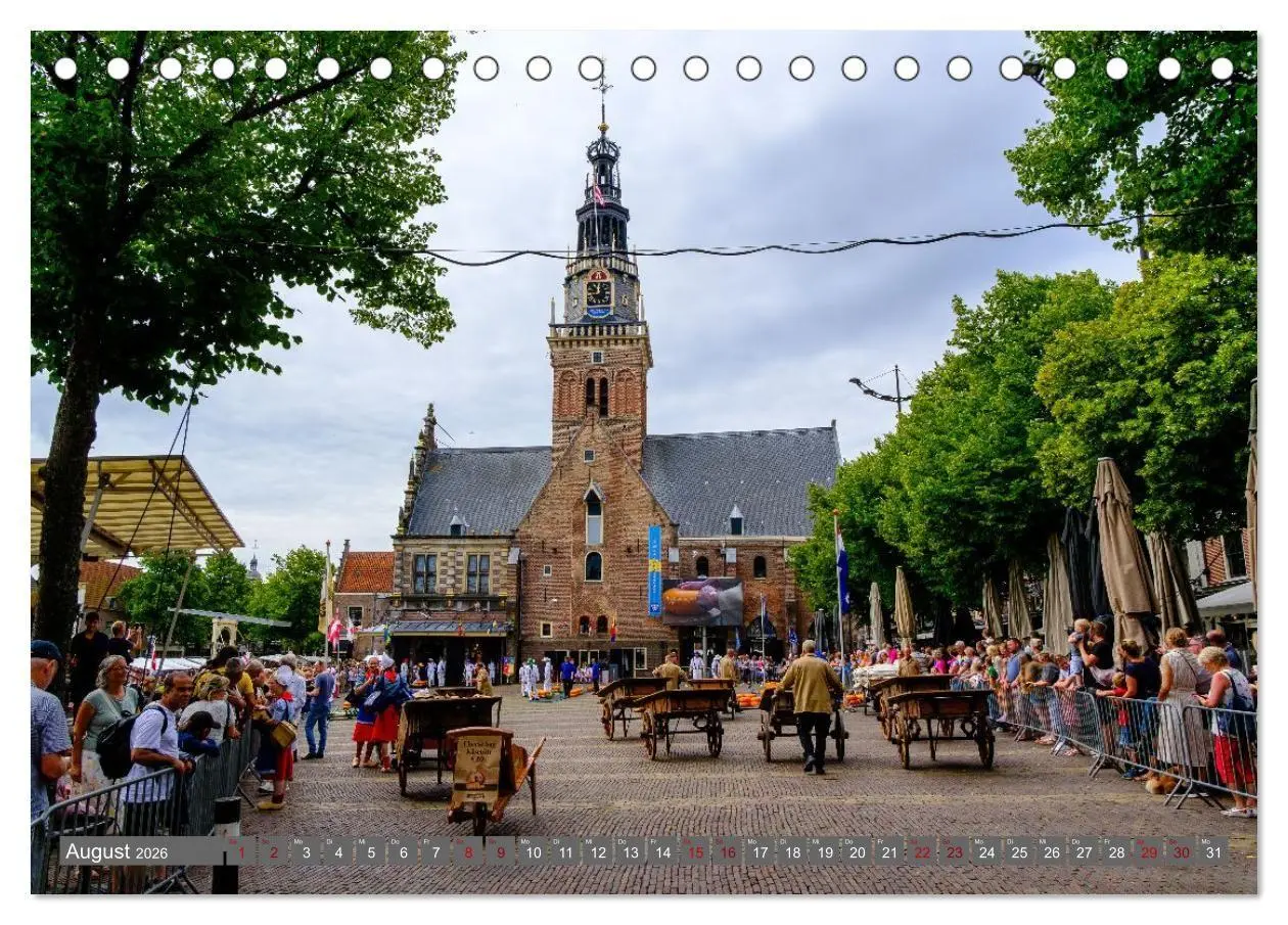 Bild: 9783516653533 | Ein Blick auf Alkmaar (Tischkalender 2026 DIN A5 quer), CALVENDO...