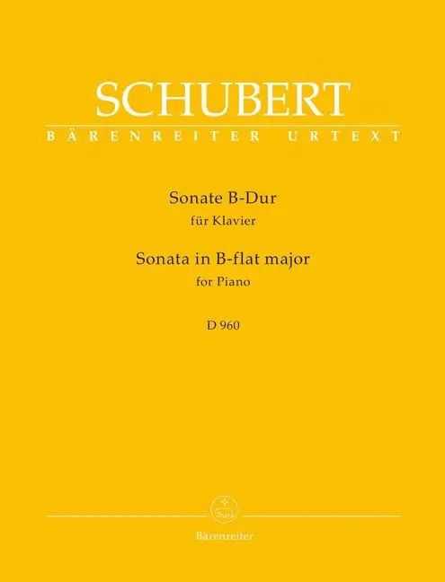Cover: 9790006543533 | Sonate in B D 960, für Klavier | Franz Schubert | Broschüre | 50 S.