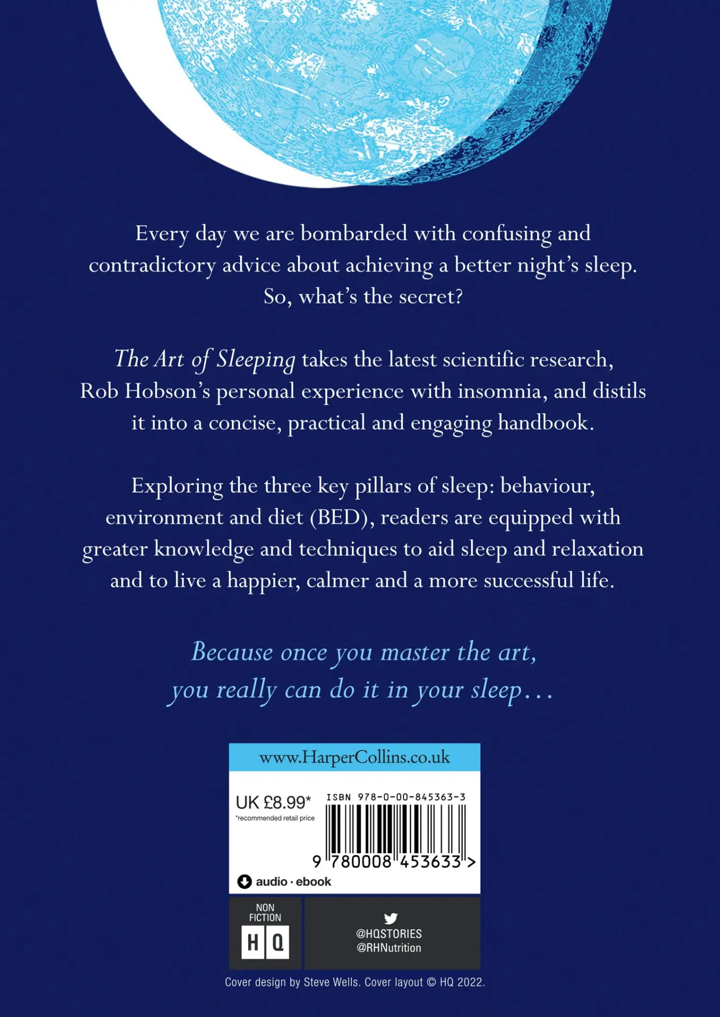 Rückseite: 9780008453633 | The Art of Sleeping | Rob Hobson | Taschenbuch | 192 S. | Englisch