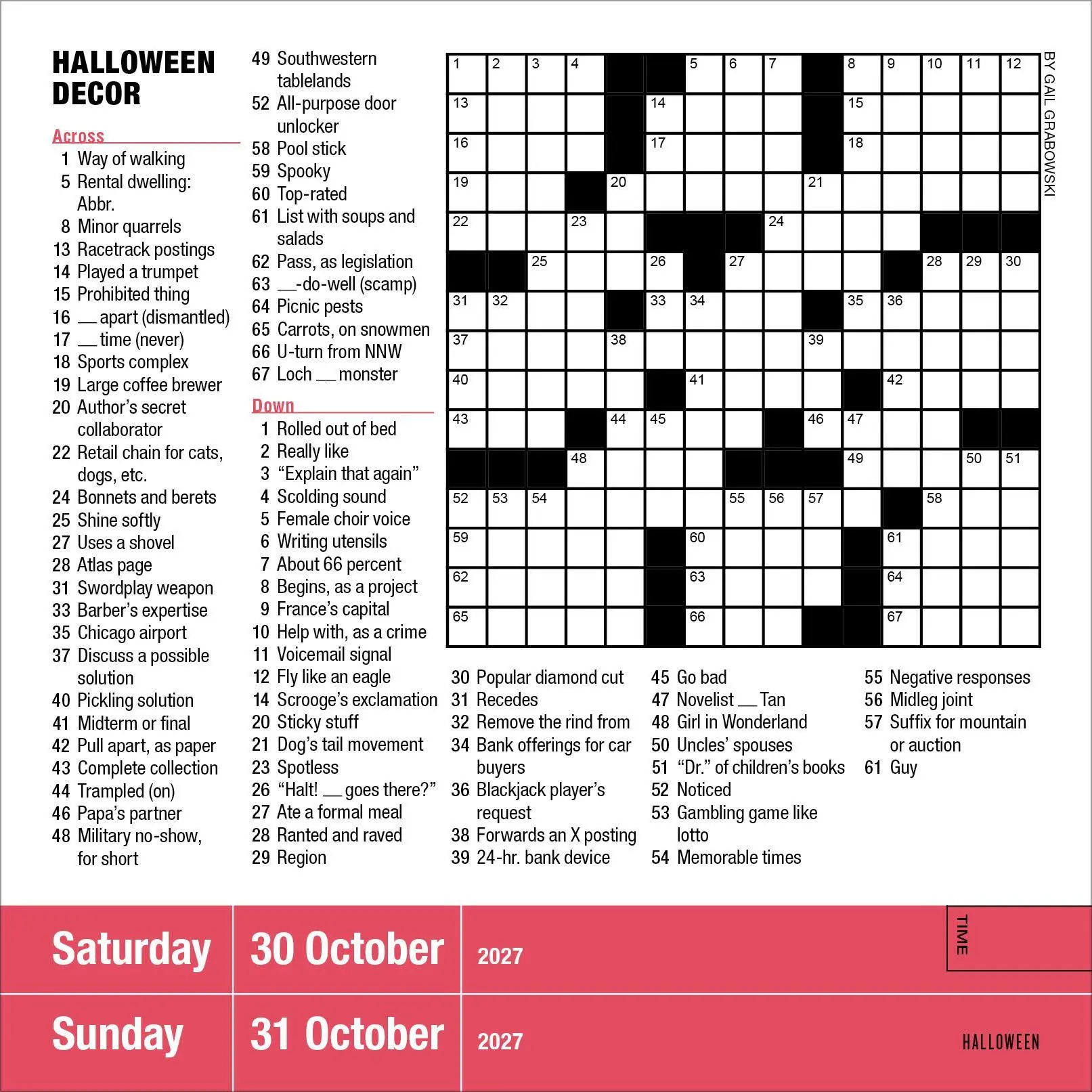 Bild: 9781523533633 | Mensa® 10-Minute Crossword Puzzles Page-A-Day® Calendar 2027 | Newman