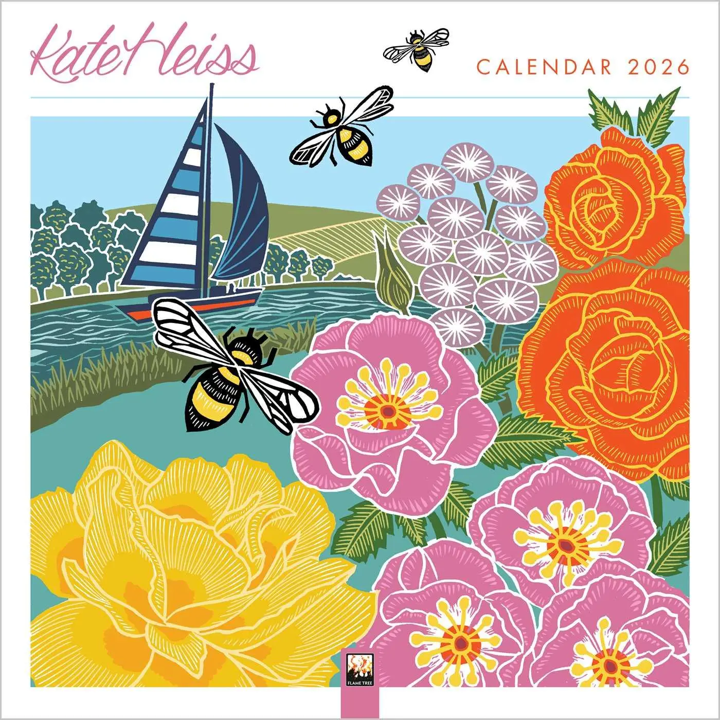 Cover: 9781835623633 | Kate Heiss Kunstkalender 2026 - Original Flame Tree...