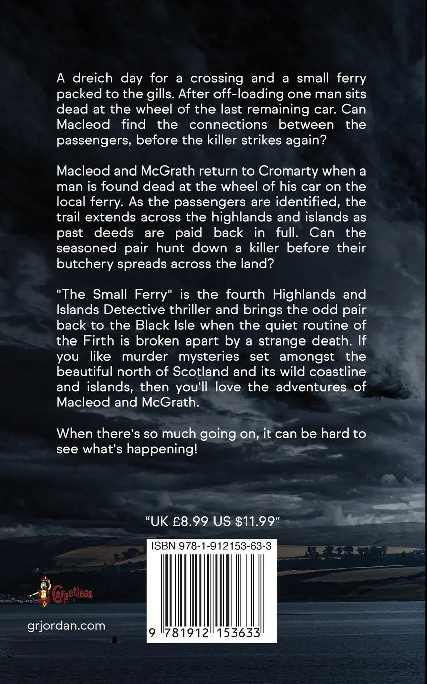 Rückseite: 9781912153633 | The Small Ferry | A Highlands and Islands Detective Thriller | Jordan