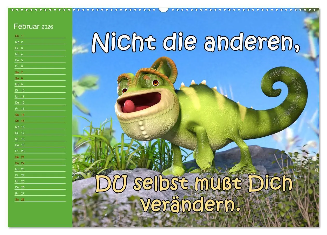 Bild: 9783457623633 | Tierische Toons (Wandkalender 2026 DIN A2 quer), CALVENDO...