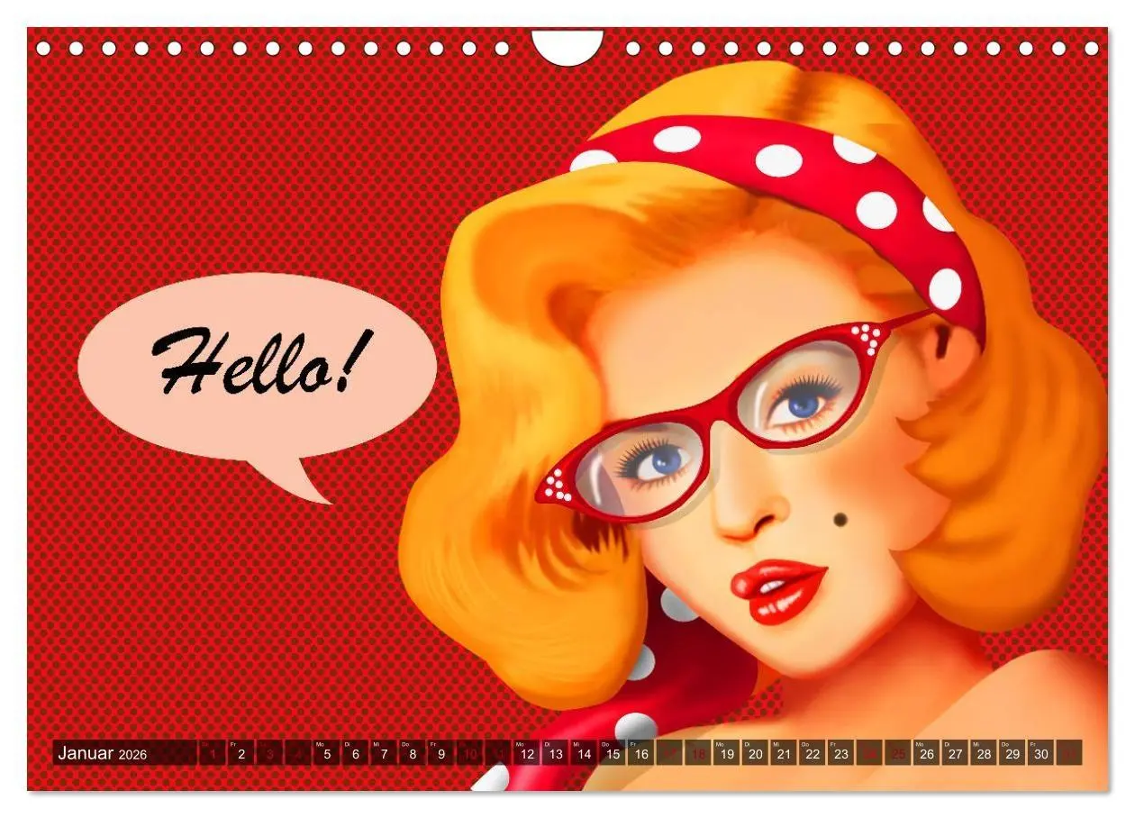 Bild: 9783457863633 | Pin-Up Girls im Retro Style by Mausopardia (Wandkalender 2026 DIN...