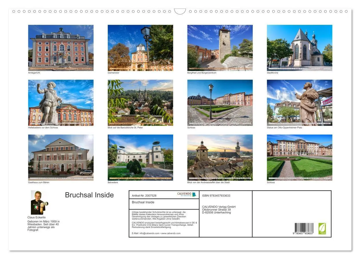 Bild: 9783457933633 | Bruchsal Inside (Wandkalender 2026 DIN A2 quer), CALVENDO...