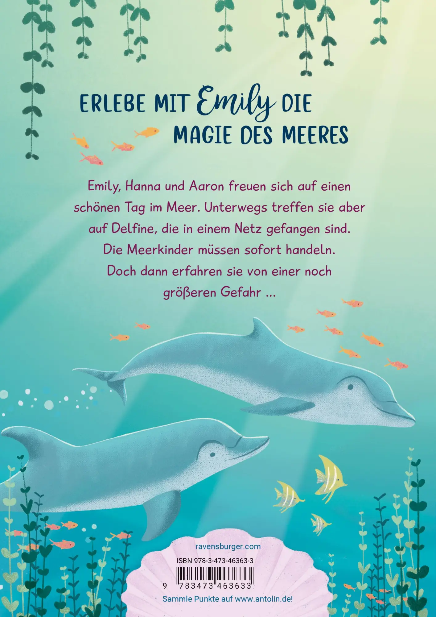 Rückseite: 9783473463633 | Emily Meermädchen , Band 4 - Rettung für die Delfine | Liz Kessler