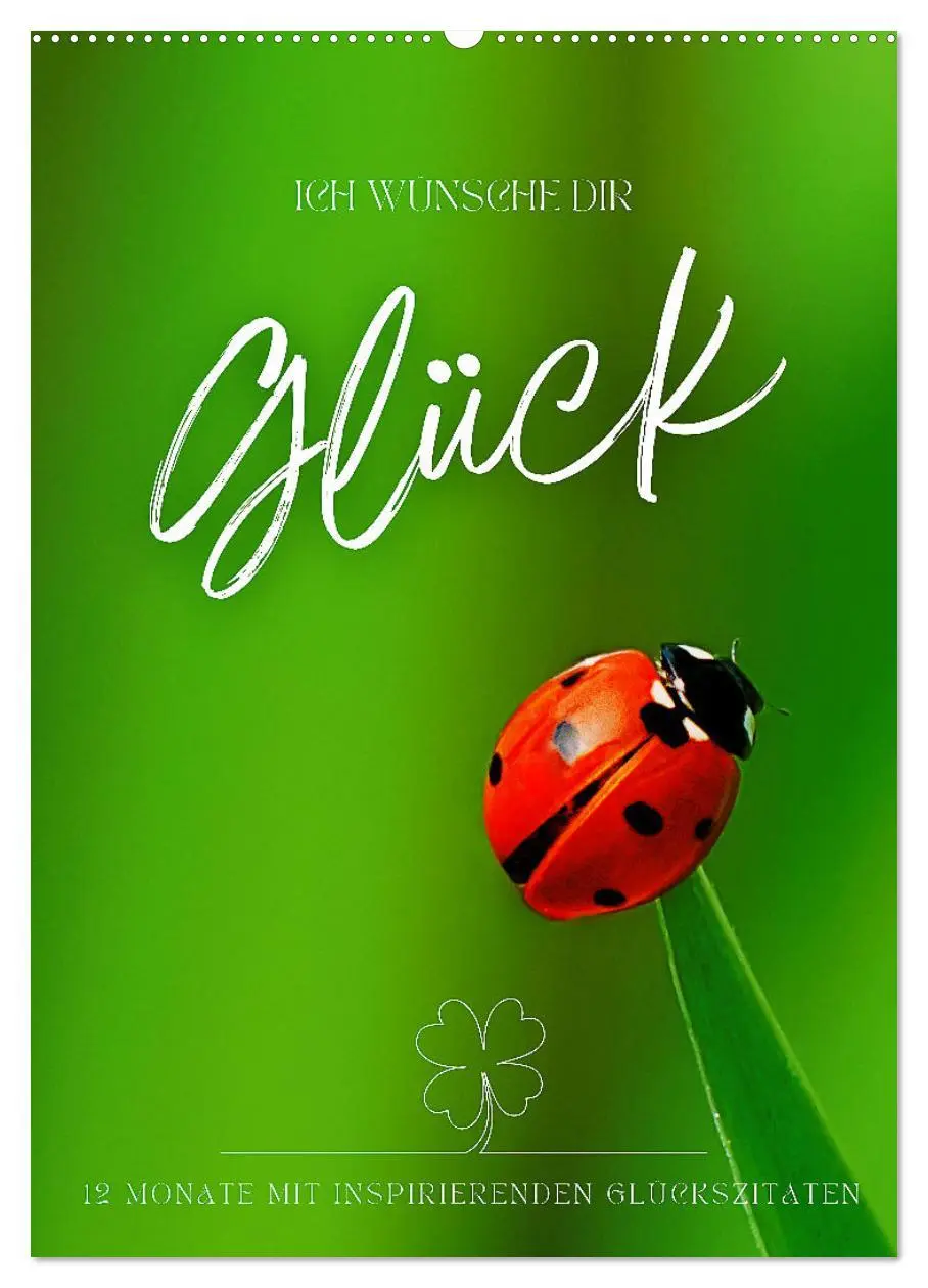 Cover: 9783516263633 | ICH WÜNSCHE DIR GLÜCK - 12 Monate mit inspirierenden Glückszitaten...