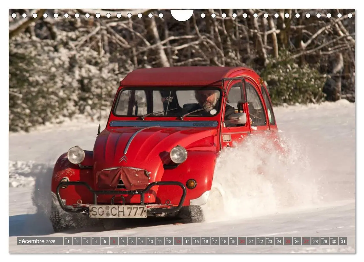 Bild: 9783516573633 | La deudeuche une voiture culte (Calendrier mural 2026 DIN A4...