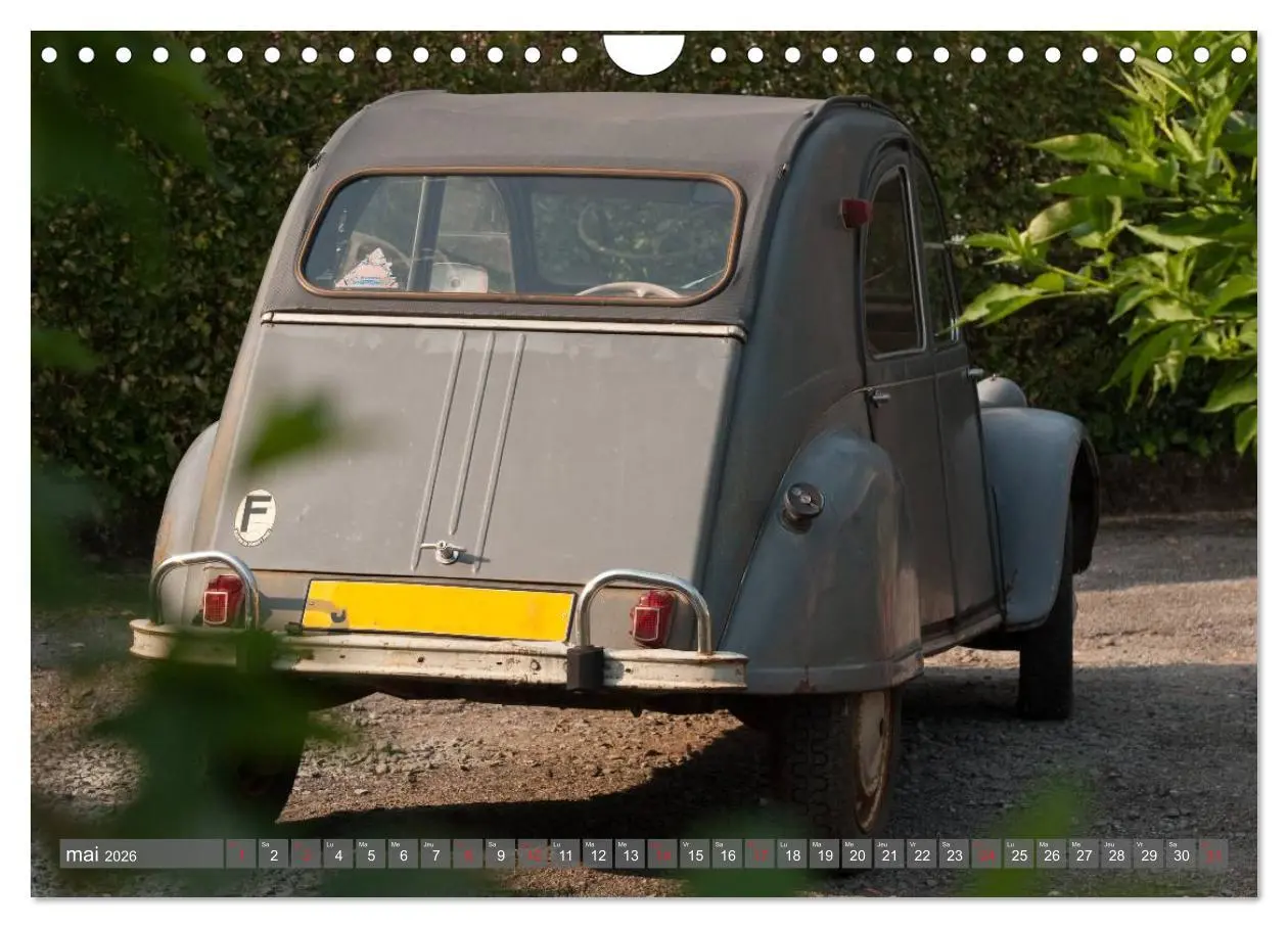 Bild: 9783516573633 | La deudeuche une voiture culte (Calendrier mural 2026 DIN A4...