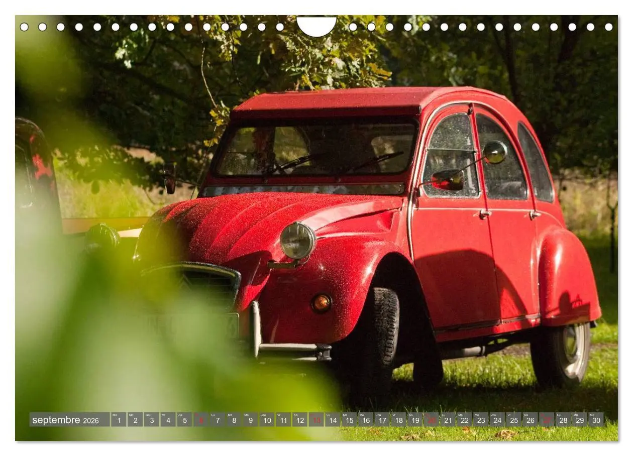 Bild: 9783516573633 | La deudeuche une voiture culte (Calendrier mural 2026 DIN A4...