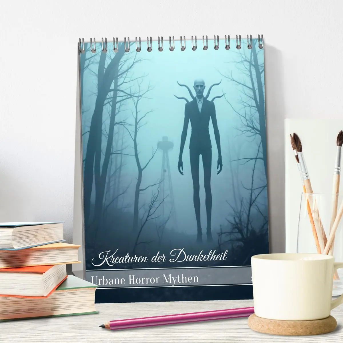 Bild: 9783516643633 | Kreaturen der Dunkelheit - Urbane Horror Mythen (Tischkalender 2026...