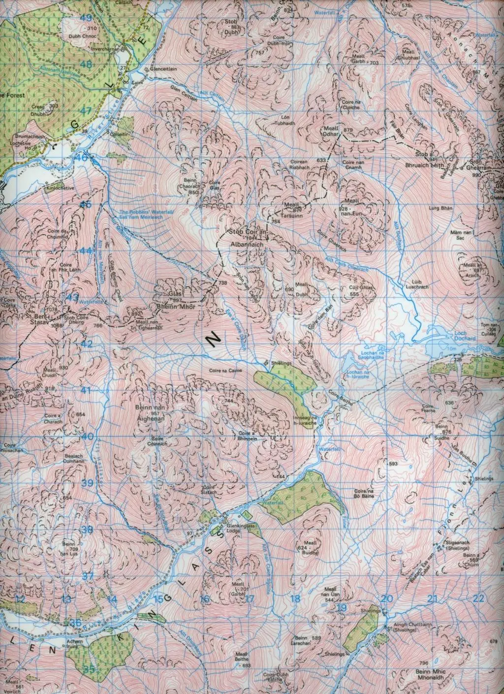 Bild: 9780319473733 | Glen Orchy &amp; Loch Etive | Ordnance Survey | (Land-)Karte | Englisch