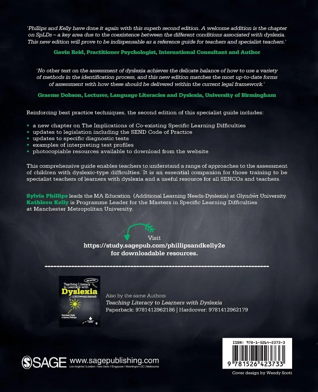 Rückseite: 9781526423733 | Assessment of Learners with Dyslexic-Type Difficulties | Taschenbuch
