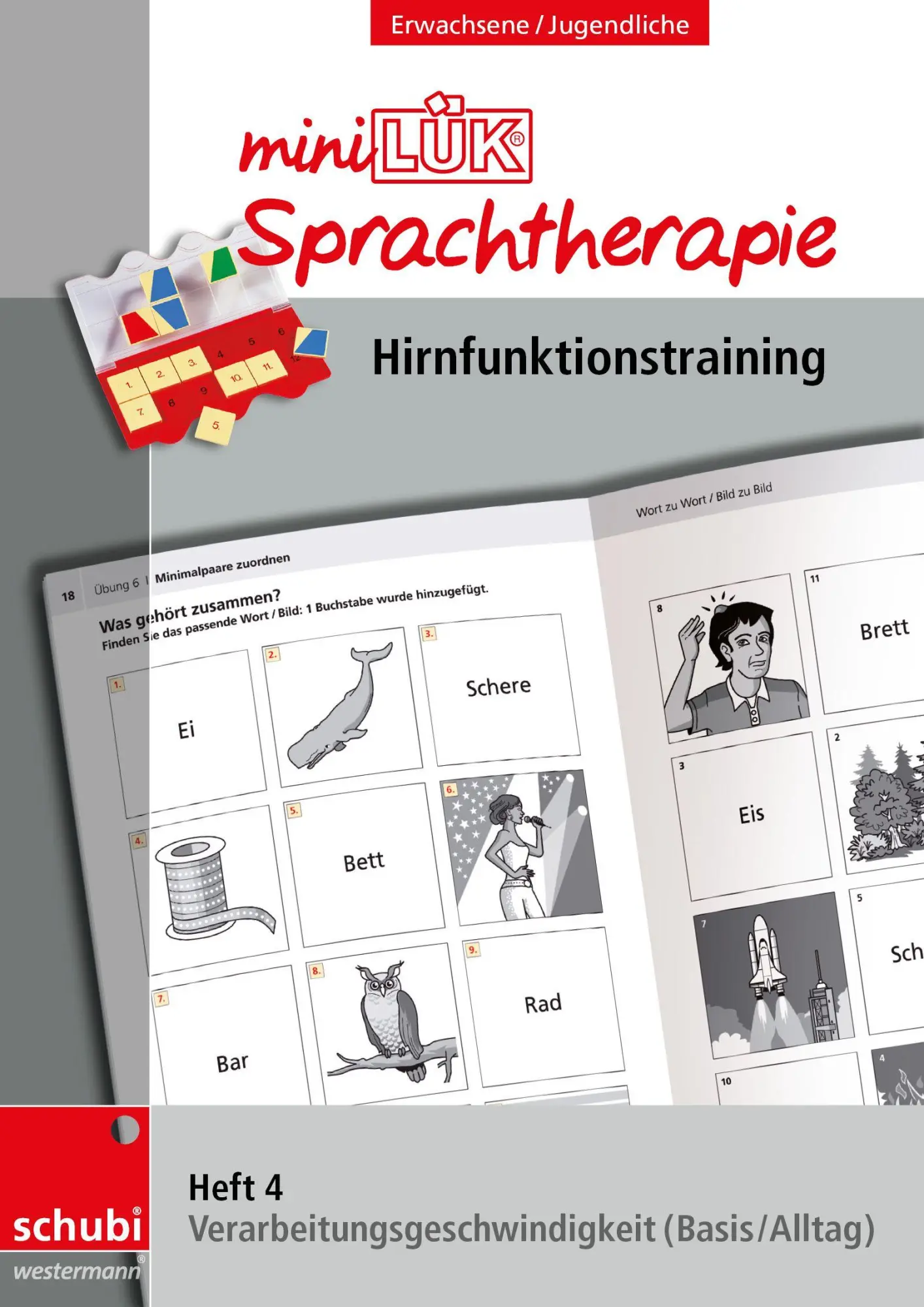 Cover: 9783039763733 | miniLÜK-Sprachtherapie - Hirnfunktionstraining. Heft 4 | Broschüre