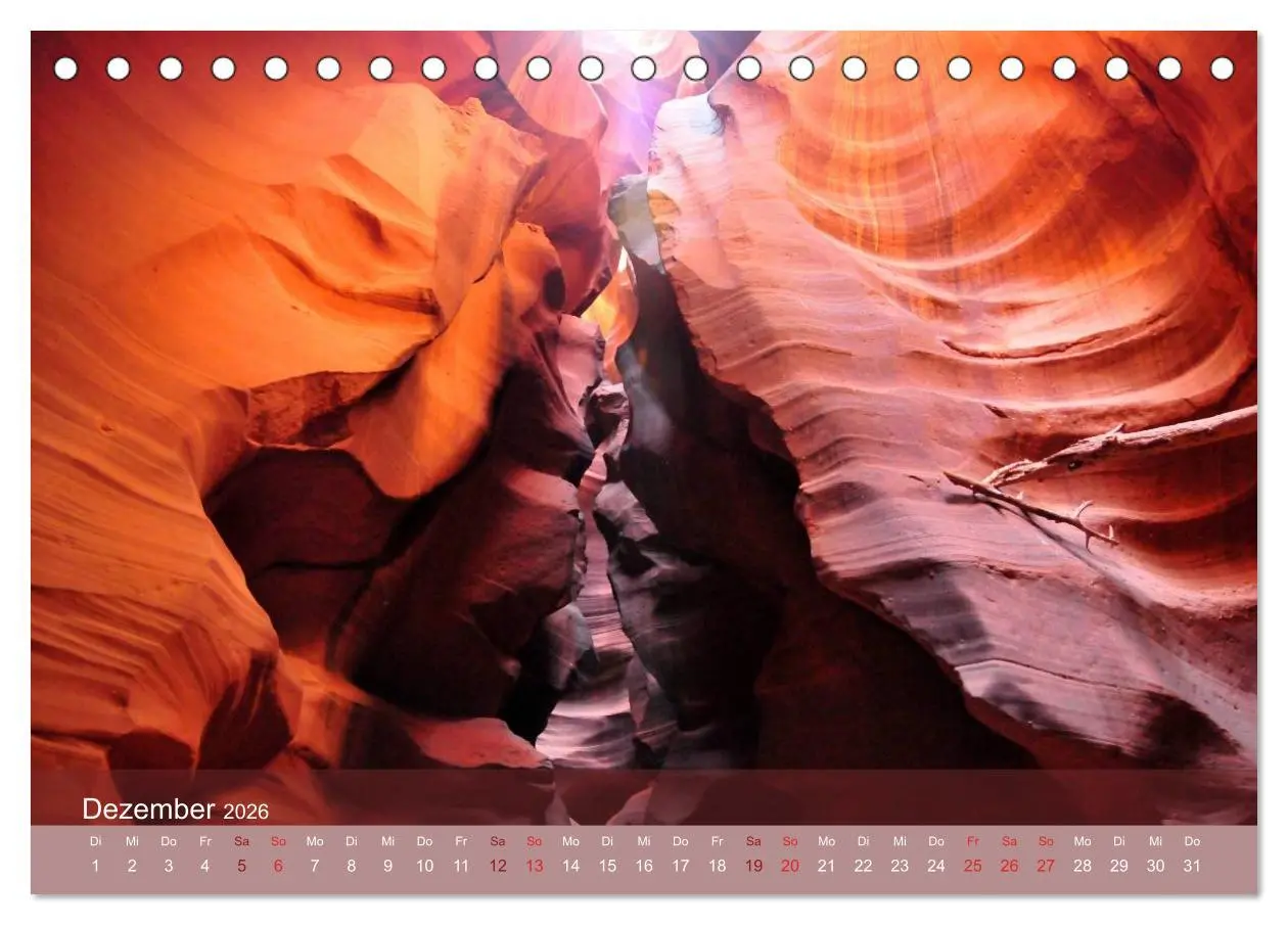 Bild: 9783516183733 | Der Antelope Canyon (Tischkalender 2026 DIN A5 quer), CALVENDO...